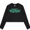 AS Colour Long Sleeve Crop Thumbnail